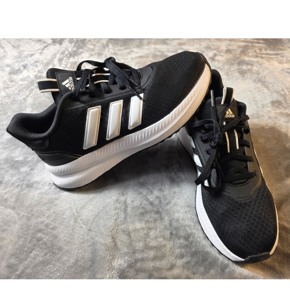 Adidas Run Falcon‎ 3.0 Womens 7 Black White Cloudfoam Running Shoes EUC